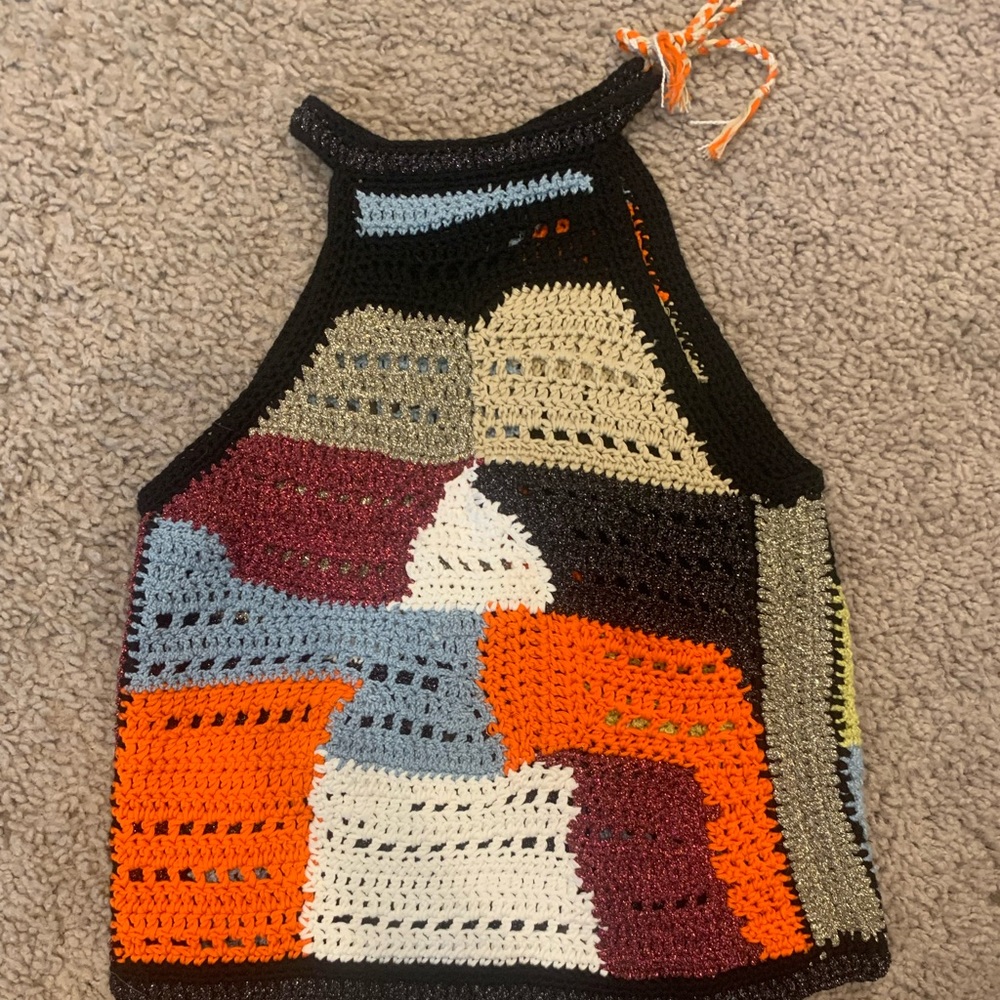 Knit crop top by of handmade